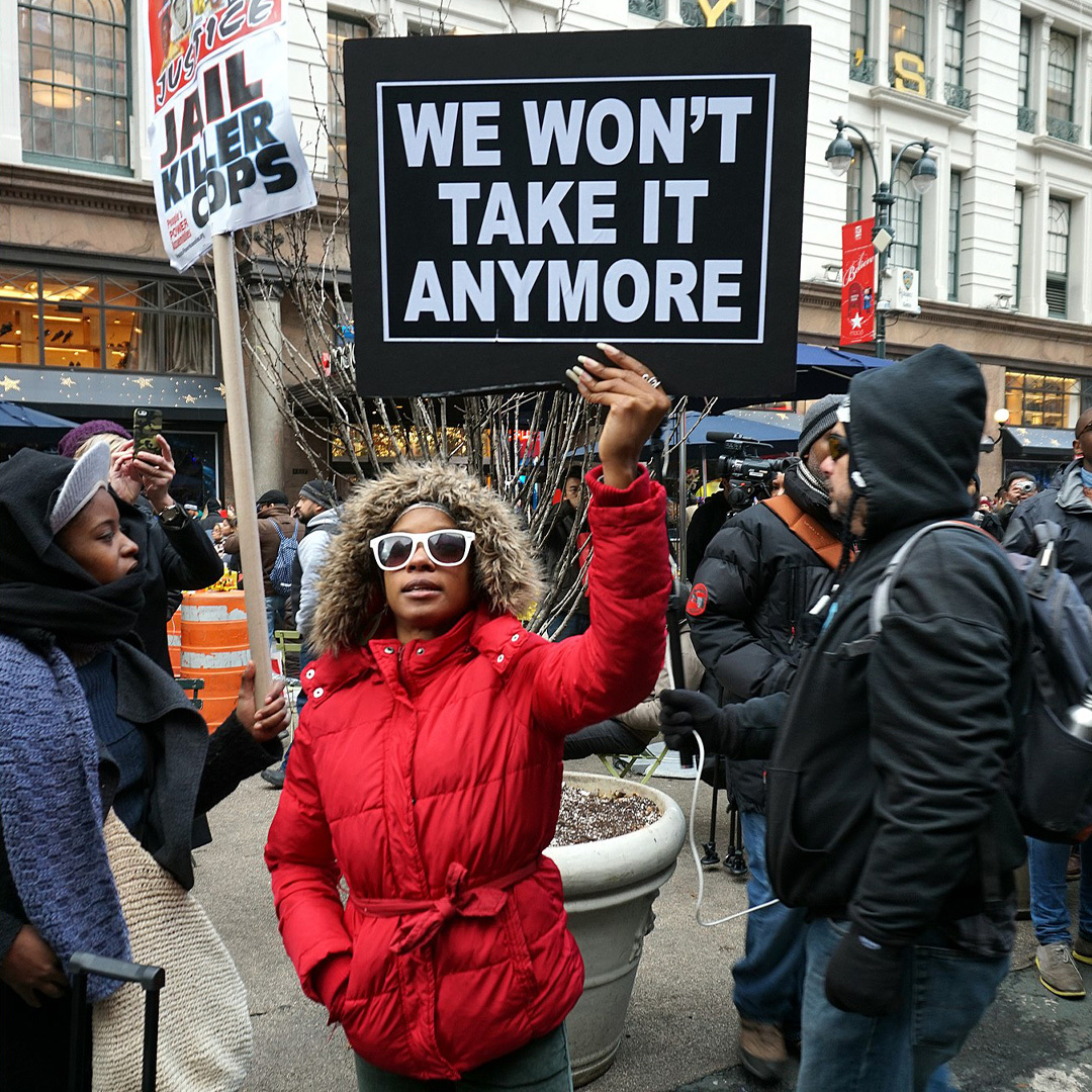 Manifestation BLM à New York