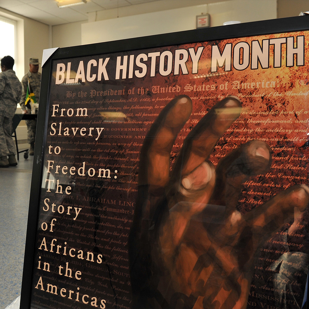 Affiche du Mois de l’histoire des Noirs