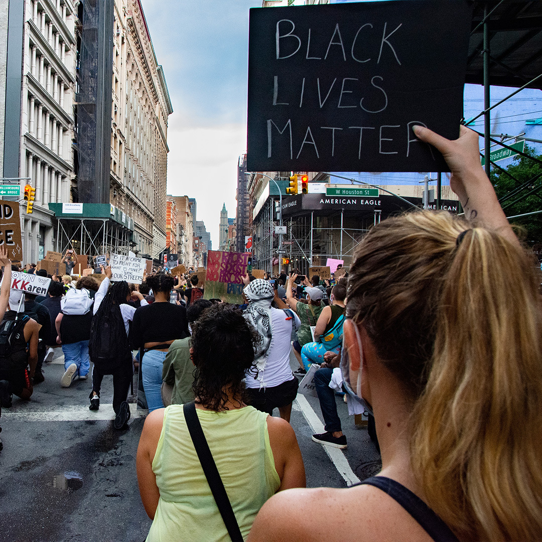 Manifestation BLM à New York