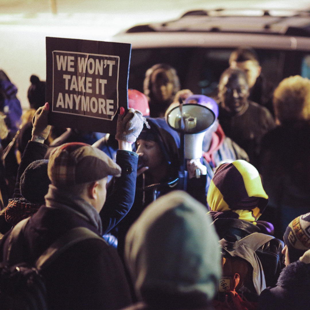 Manifestation à Tompkinsville après la mort d’Eric Garner