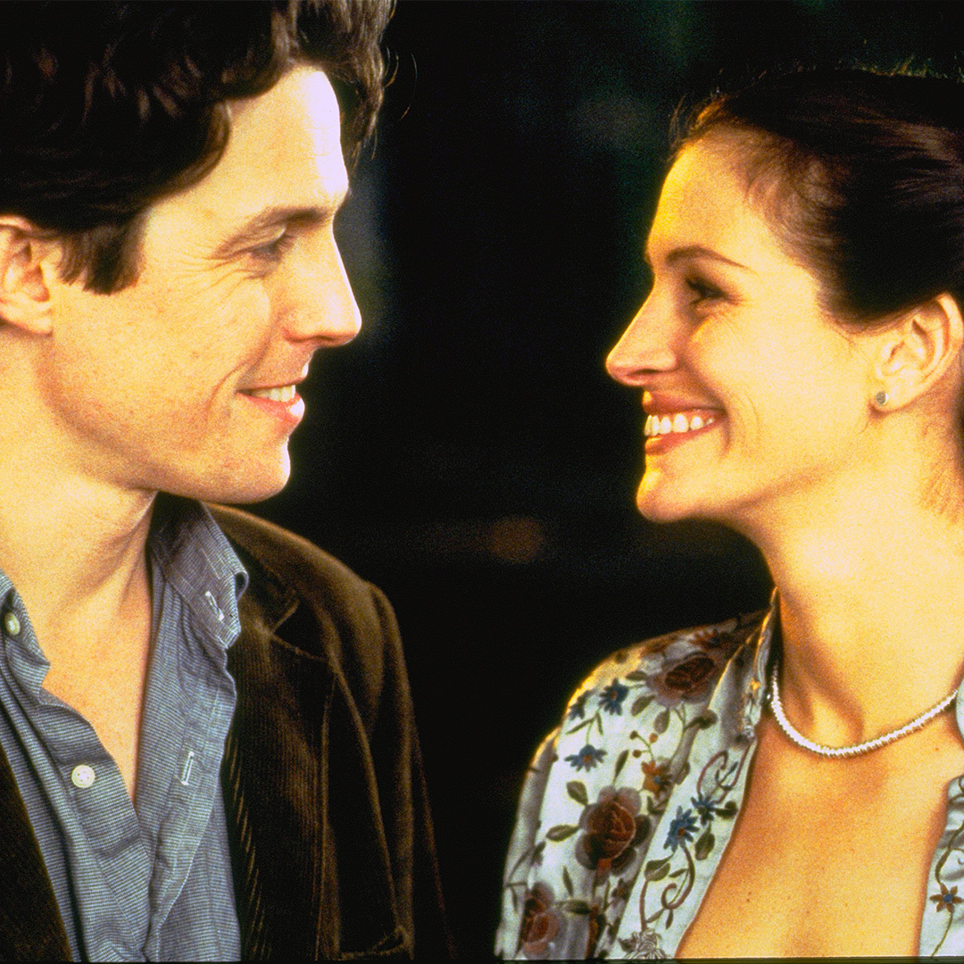 Hugh Grant et Julia Roberts dans Notting Hill.