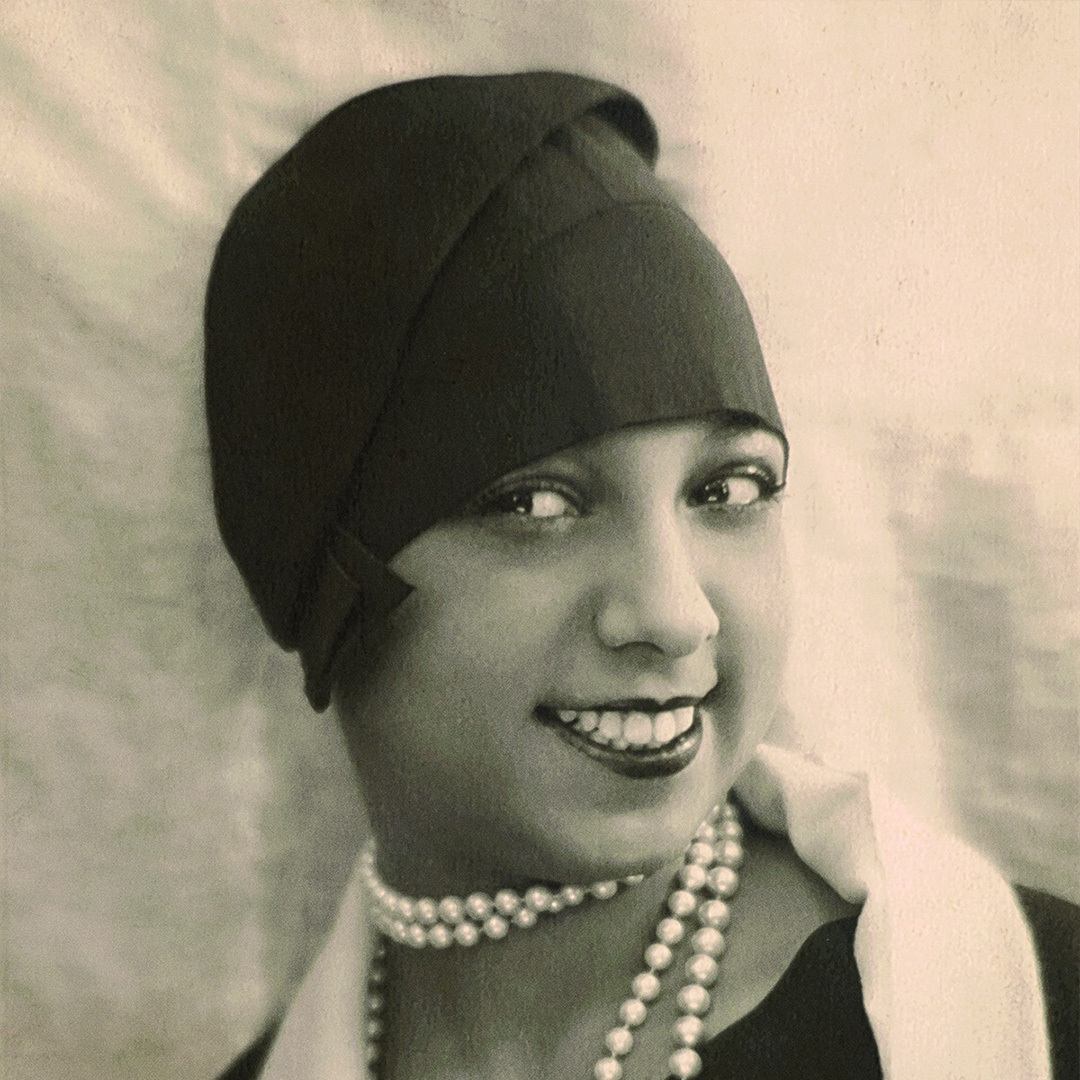 Portrait photo de Joséphine Baker, 1930.