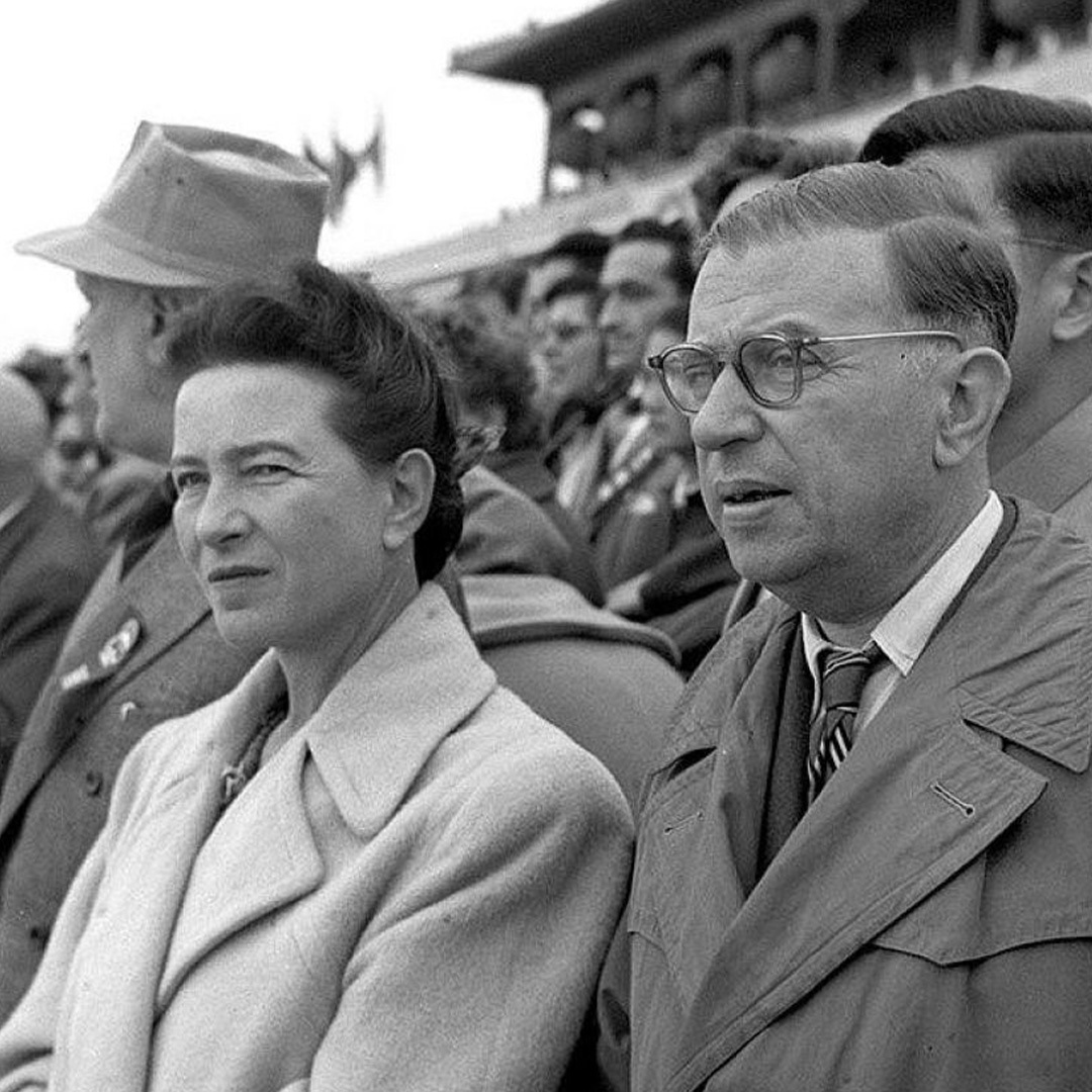 Simone de Beauvoir et Jean-Paul Sartre à Beijing.