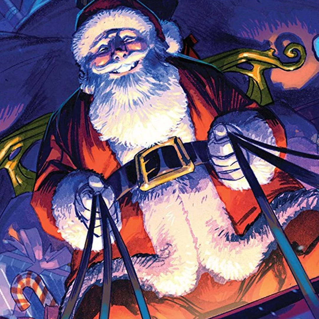 Le père Noël dans un comic Marvel.