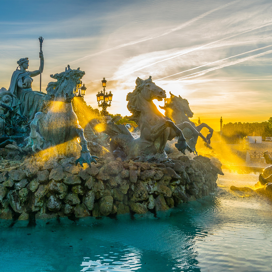 Monument aux Girondins à Bordeaux.