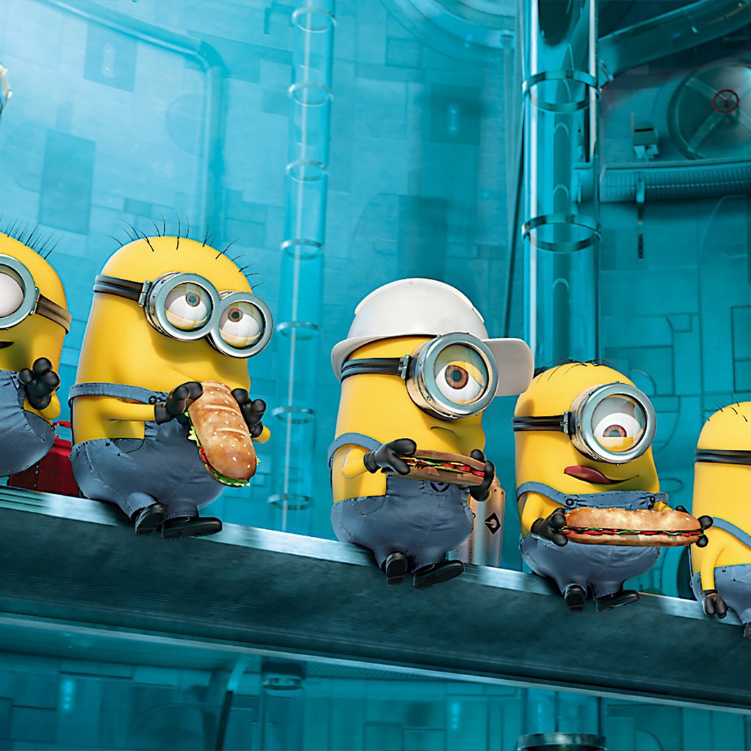 Des Minons en pause lunch.