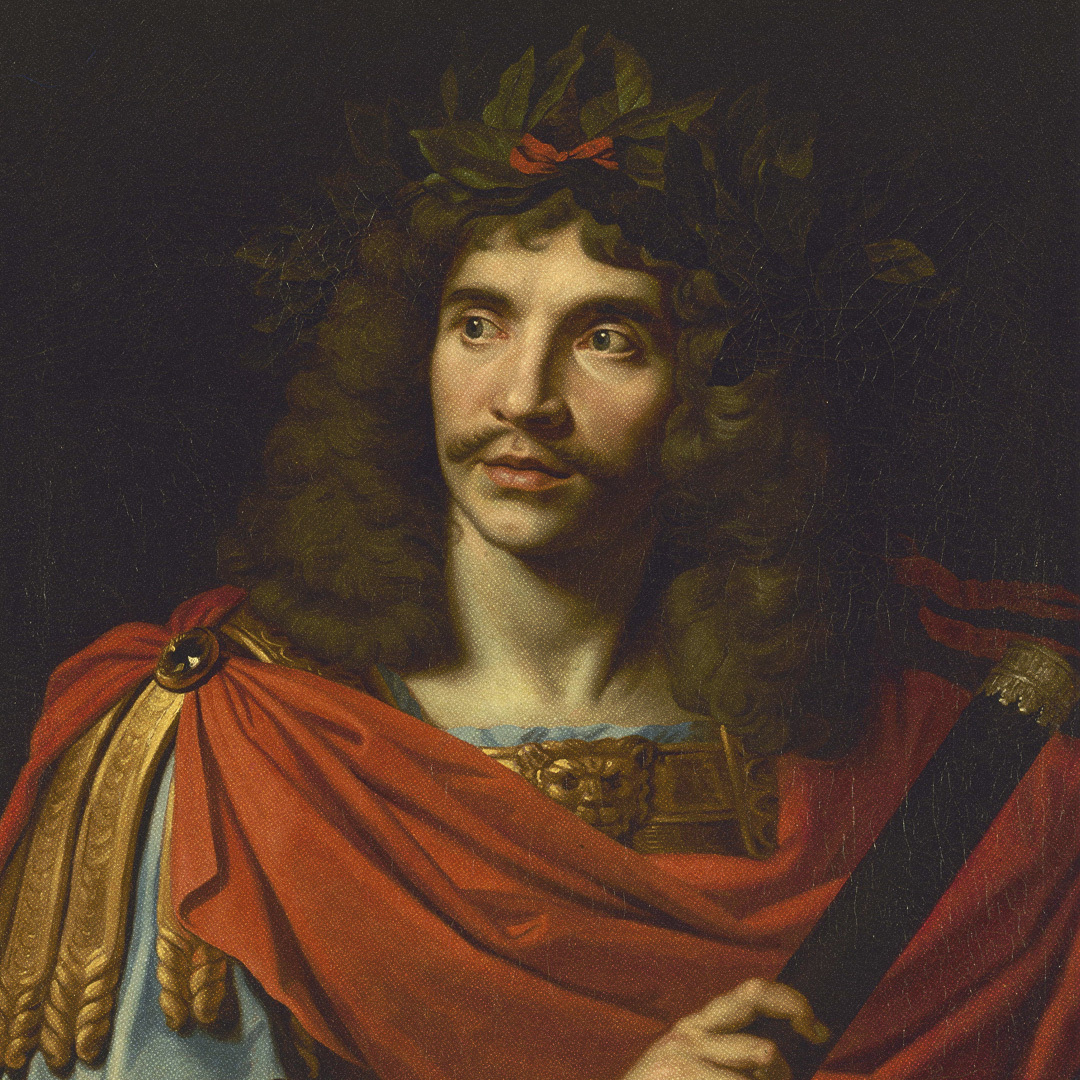Portrait de Molière par Nicolas Mignard (1658).