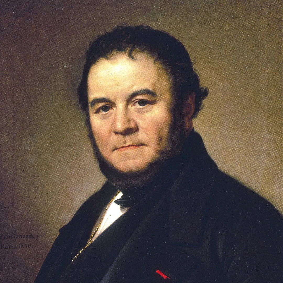 Portrait de Stendhal par Olof Södermark (1840).