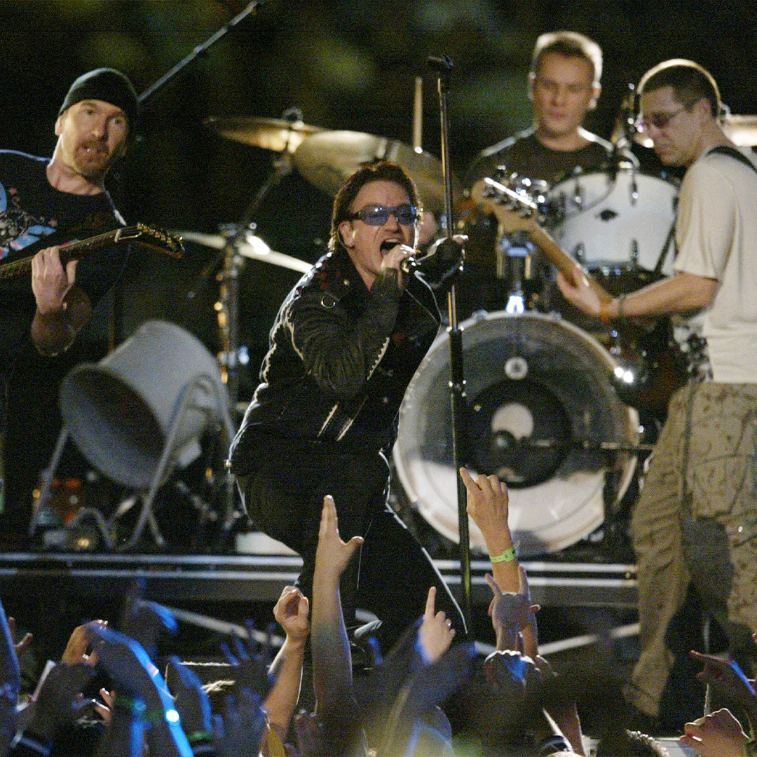 U2 au Super Bowl.
