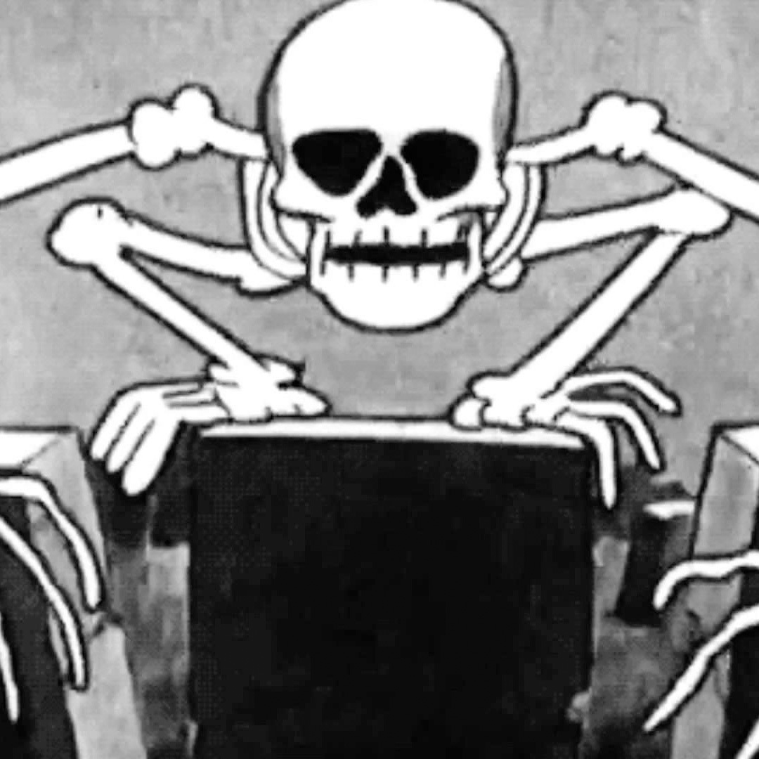 Squelette de la chanson Spooky Scary Skeletons.