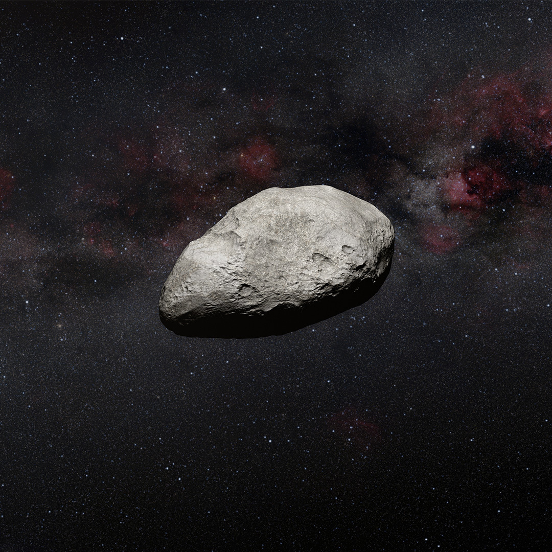 Astéroide vu du télescope spatial James Webb.