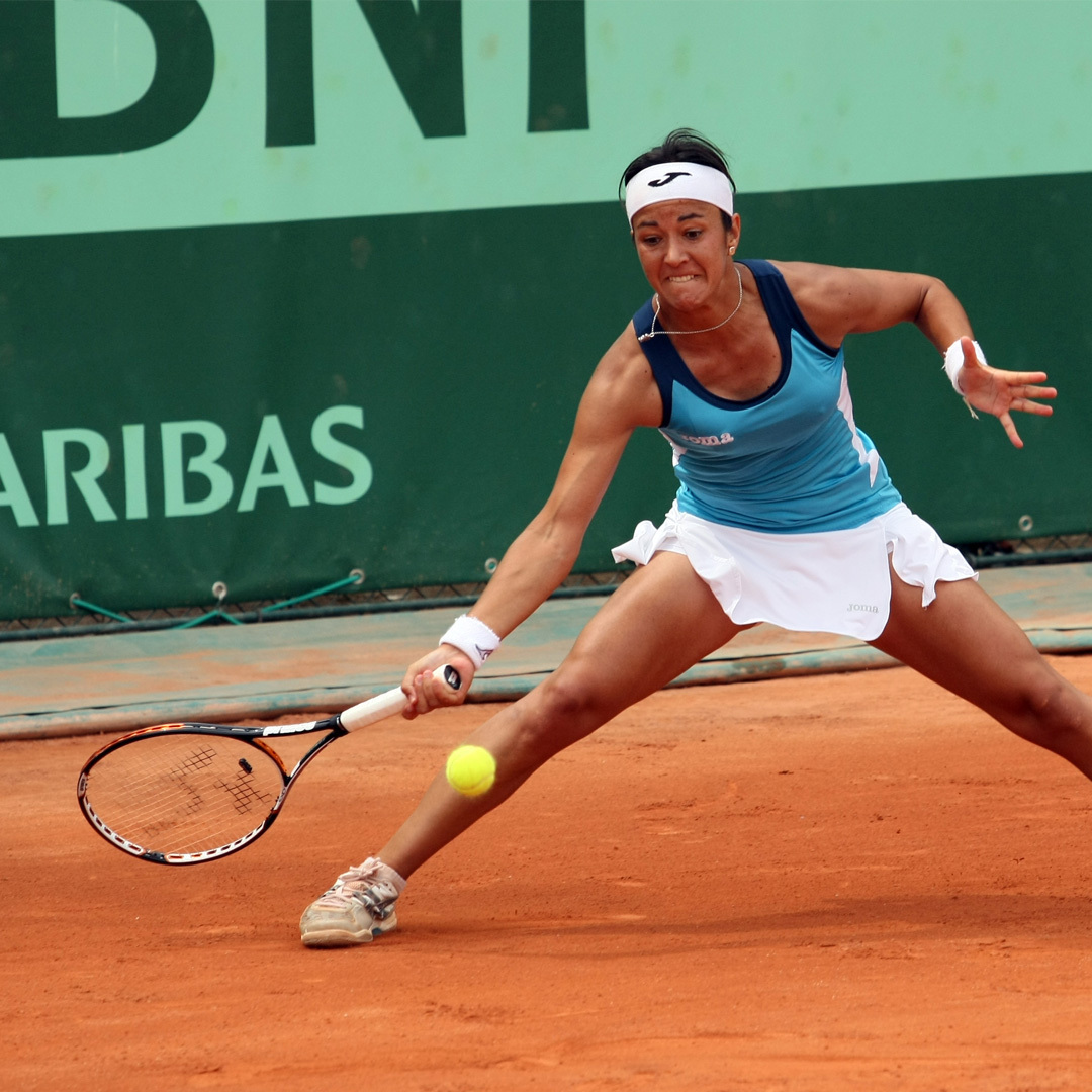 Silvia Soler-Espinosa à Roland-Garros en 2011.
