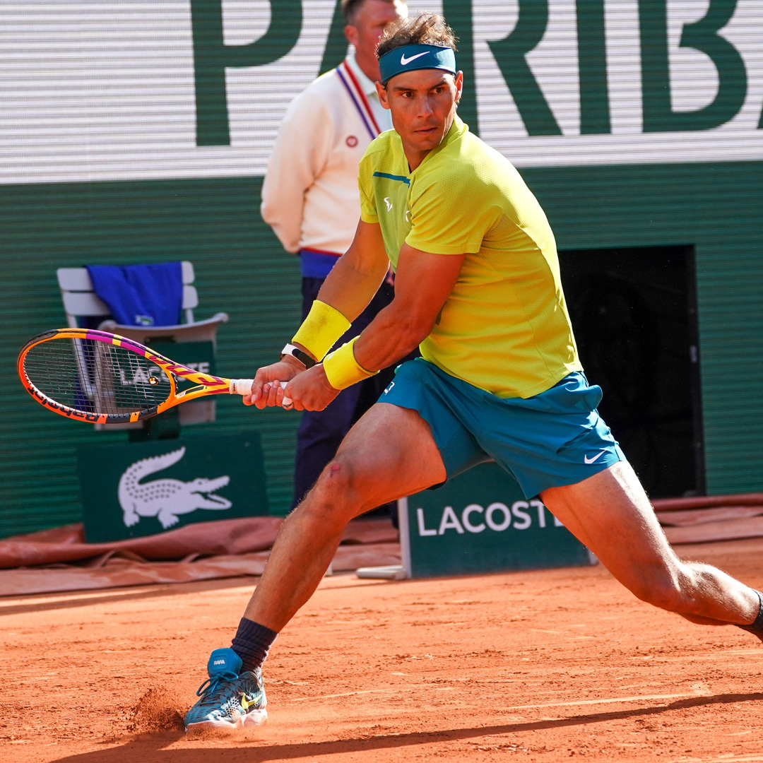 Rafael Nadal à Roland-Garros en 2022.
