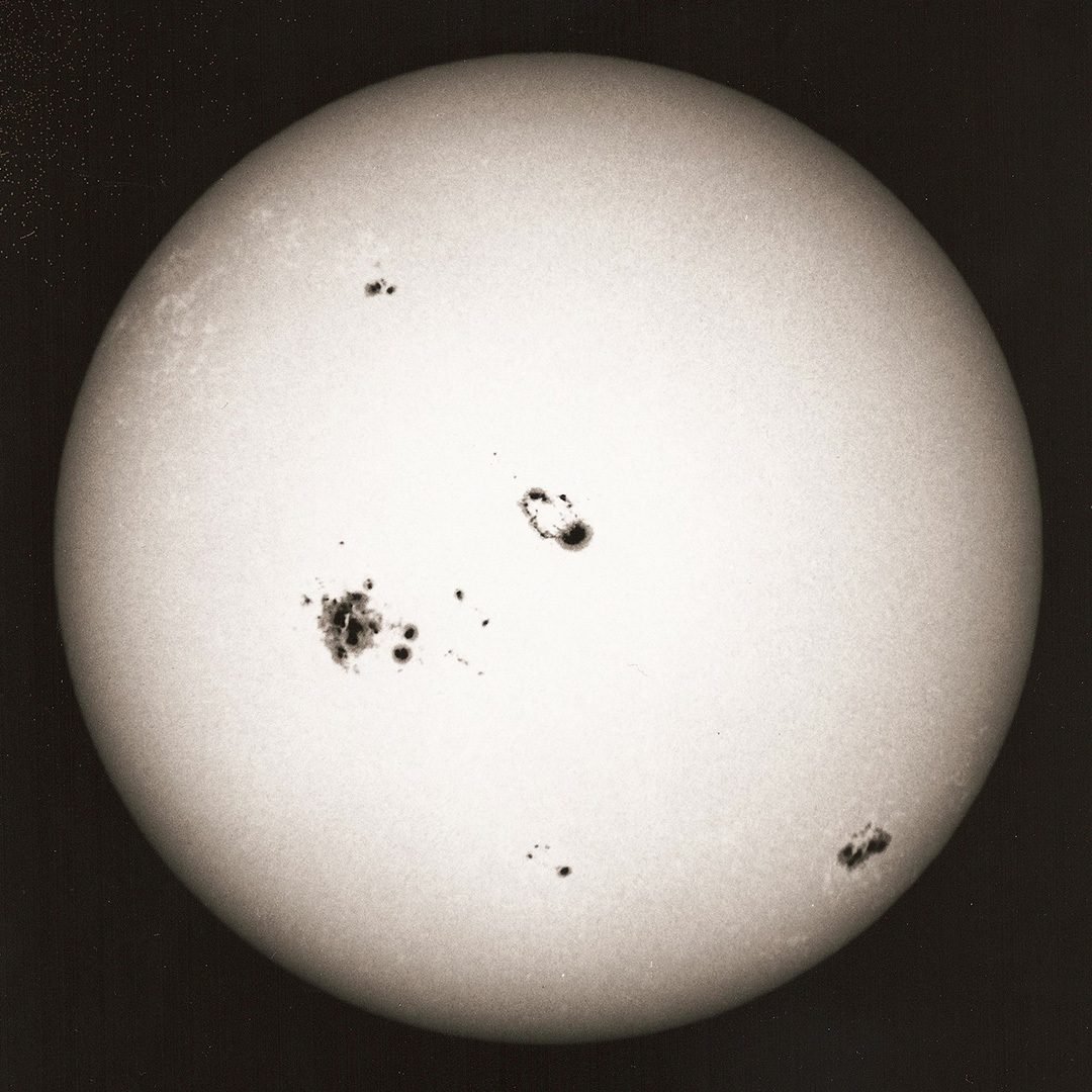 Taches solaires vues de l’espace.