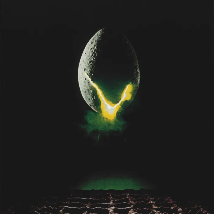 Une portion de l’affiche du film Alien.