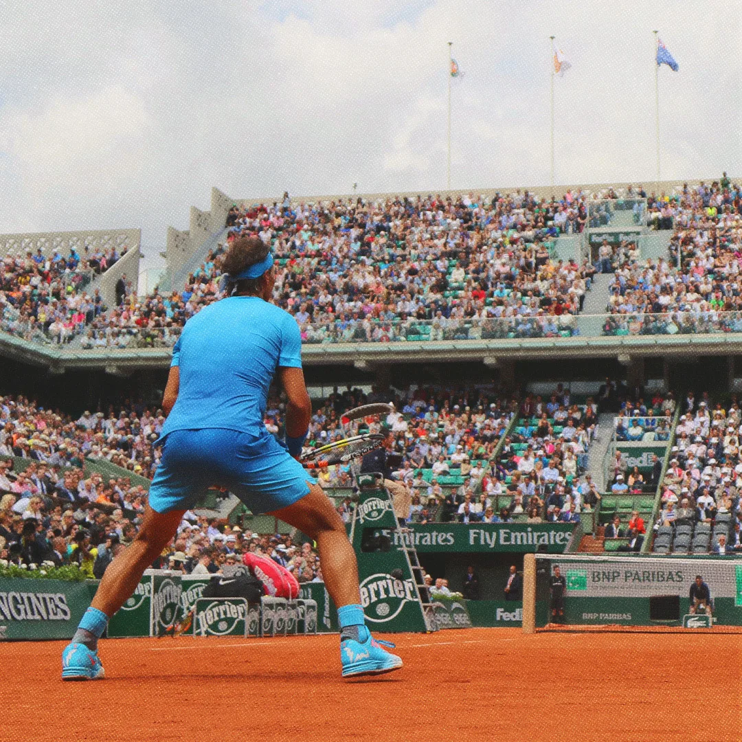 Rafael Nadal à Roland-Garros en 2015.