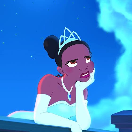 Tiana, from The Princess and the Frog (2009), is left-handed.