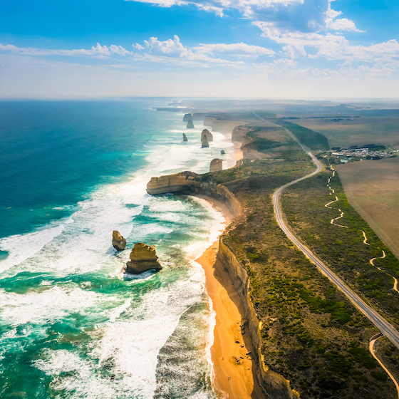 La Great Ocean Road en Australie est le plus grand monument de guerre du monde.
