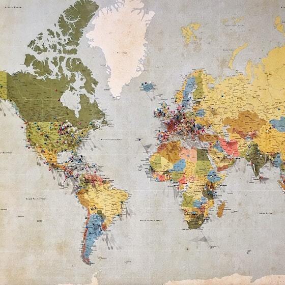 Avec l’anglais, le français est la seule langue présente sur les 5 continents.