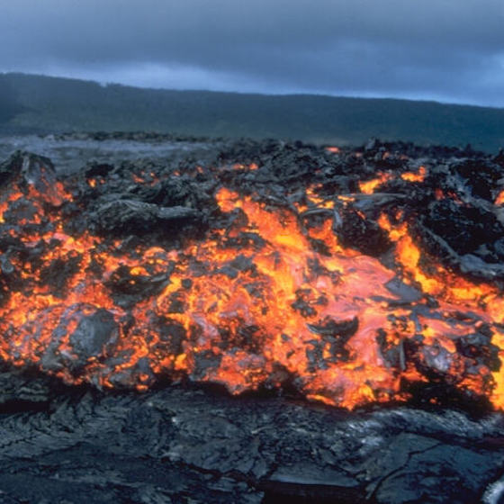 Volcanic eruptions are often preceded by large earthquakes.