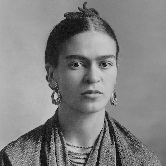 Frida Kahlo produced 55 paintings.
