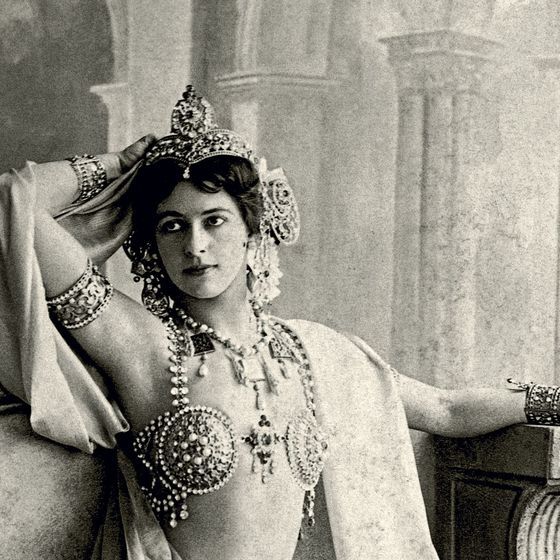 Mata Hari was a dancer and alleged spy during the First World War. Her real name was Margaretha Geertruida Zelle.