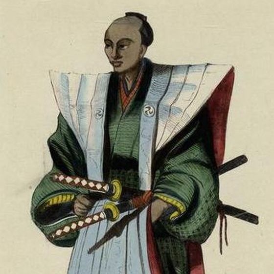The katana and wakizashi comprise the daisho, the 2 traditional samurai swords.