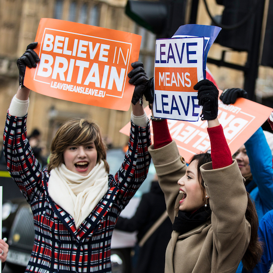 In the 2016 referendum, 65% of Britons voted to “leave,” while 35% voted to “remain.”