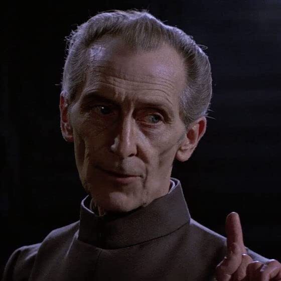 Dans Star Wars IV: A new hope, Darth Vader étrangle Wilhuff Tarkin avec la force.