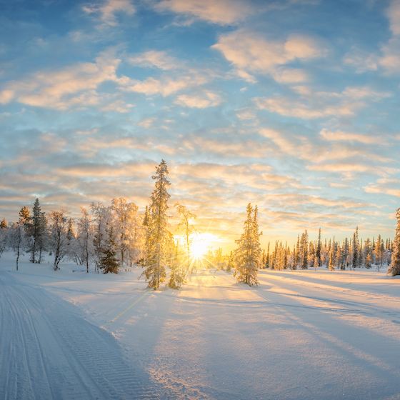 Lapland is relatively small in size.