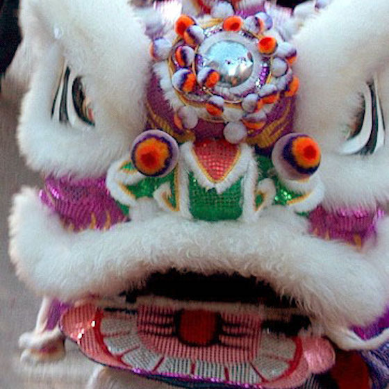 According to Chinese legend, seeing the mythical beast Nian at the New Year brings good luck.