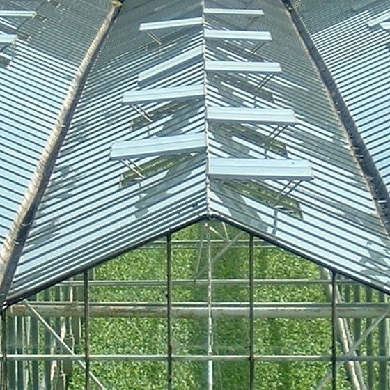 Solar panels convert the sun’s rays directly into alternating current.