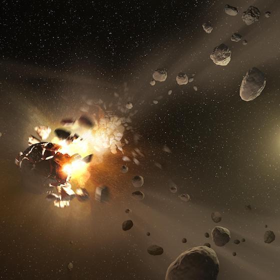 Environ une fois par année, un astéroïde de la taille d’une voiture pénètre dans l’atmosphère terrestre.