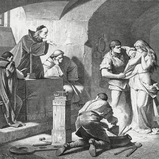 More than half of the witch trials in Europe took place in Spain.