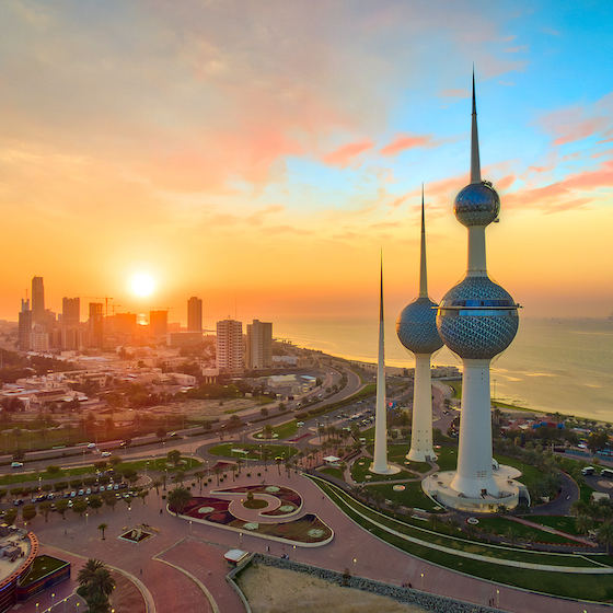 Kuwait has no permanent lakes or rivers.