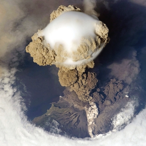 There are currently 300 active volcanoes on Earth's surface.