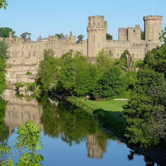 Warwick Castle is famous for hosting a meeting between England's King Henry VIII and France's King Francis I.