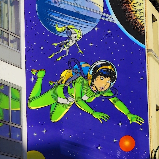 The murals featured in Brussels' Parcours BD (“Comic Book Route”) are found only in downtown Brussels.