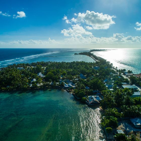 Kiribati is the only country in the world located in all four hemispheres.