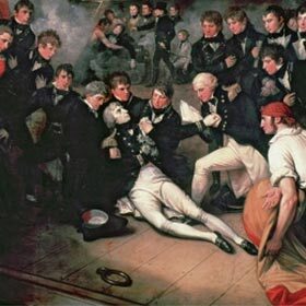 L’amiral Nelson, ennemi juré de Napoléon, gagne la bataille de Trafalgar, mais meurt au combat.
