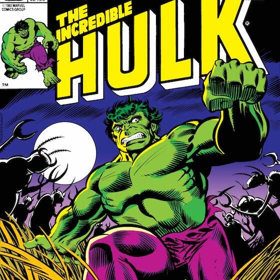 À l’origine, Hulk était gris. 