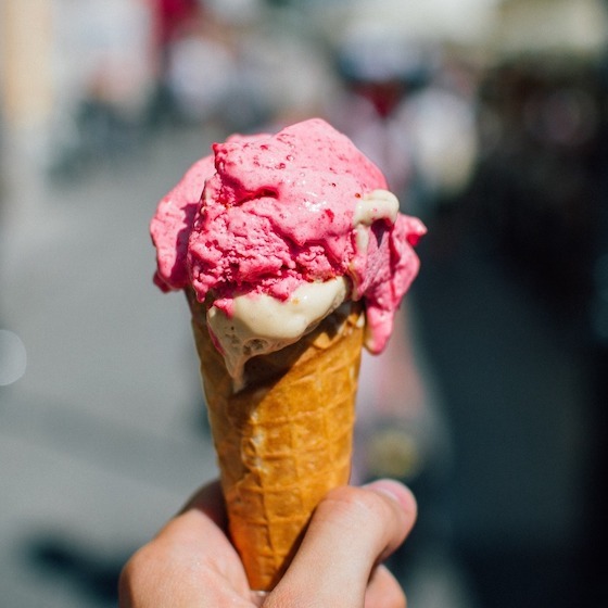 The ice cream cone was invented in the United States in 1904.