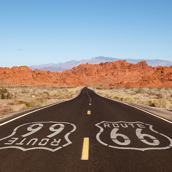 L’historique route 66 traverse 9 États américains.