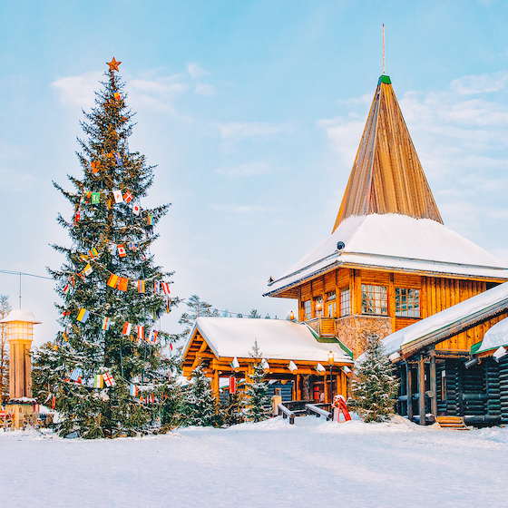 Santa Claus doesn’t actually live in the North Pole… he lives in Lapland.