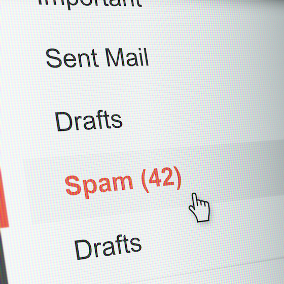 Statista estimates 60% of the world’s email is spam.