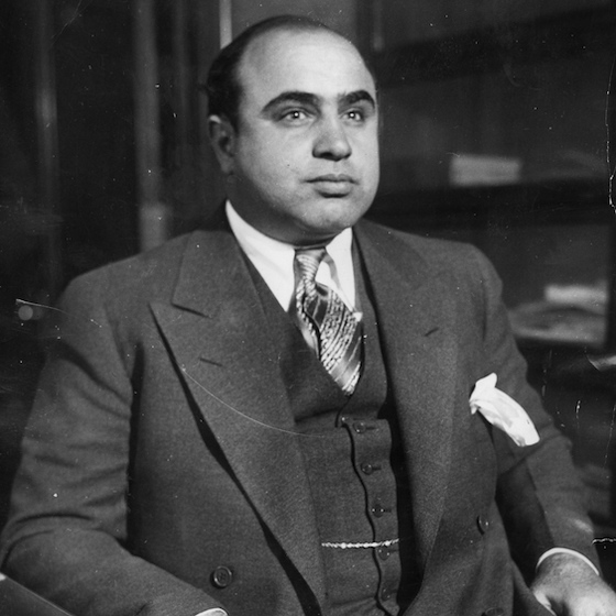 En 1931, le gangster américain Al Capone a été condamné à 11 ans de prison pour corruption.