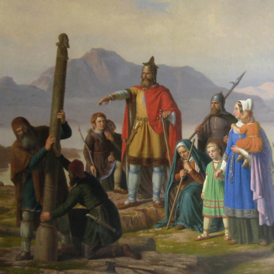 La première colonie islandaise permanente aurait été établie par des Danois en 874.