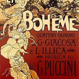 The opera La Bohème, by Giacomo Puccini, takes place in Rome.