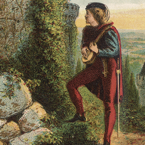 During the Middle Ages, troubadours sang only in Latin.