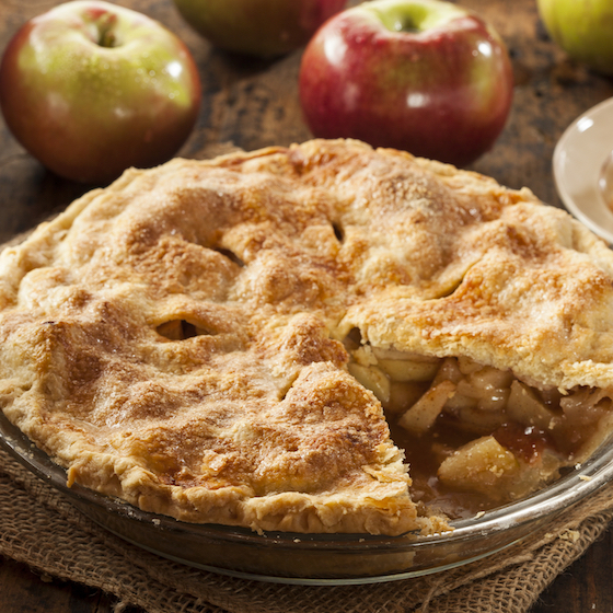 The origin of pie has been traced back to ancient Rome.